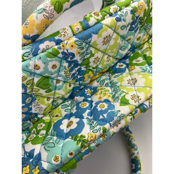 Vera Bradley Eloise English Meadow Kiss Lock Bowler Bag Shoulder Floral Spring - Picture 2 of 11